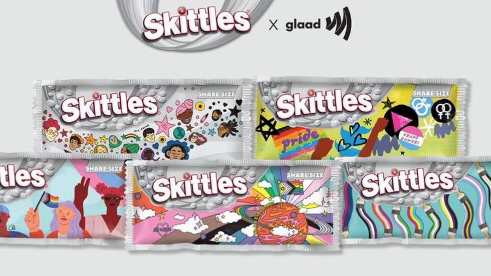 Skittles Launches Gray Pride Packs Featuring Designs by LGBTQ+ Artists