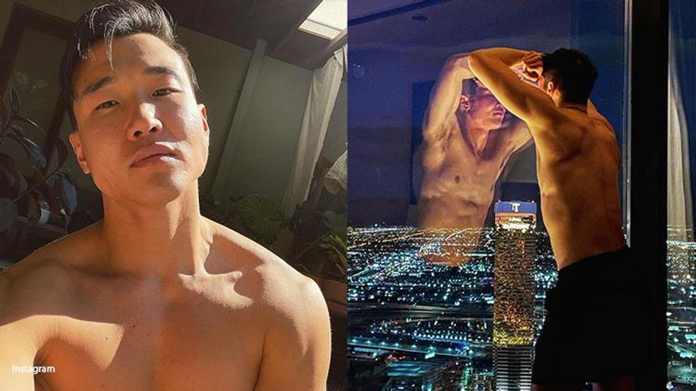 Joel Kim Booster Showing Off His Thong Straps Has Us Dying of Thirst
