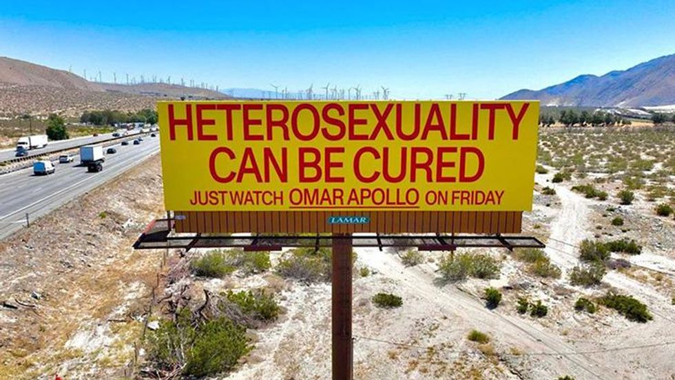 'Heterosexuality Can Be Cured' Reads Perfect Coachella Billboard
