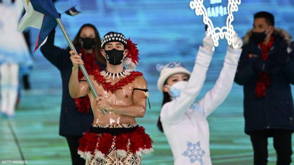 Move Over Pita: Here's the 2022 Olympics' New Shirtless Flag Bearer