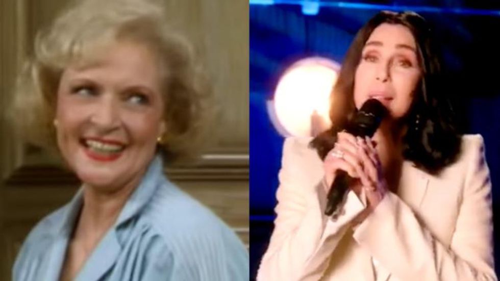 Cher Honors Betty White With Cover of ‘Golden Girls’ Theme Song