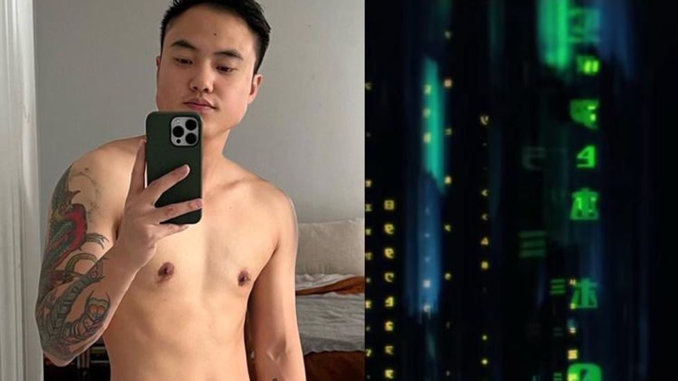 Trans Heartthrob Leo Sheng Is in 'The Matrix Resurrections,' Too