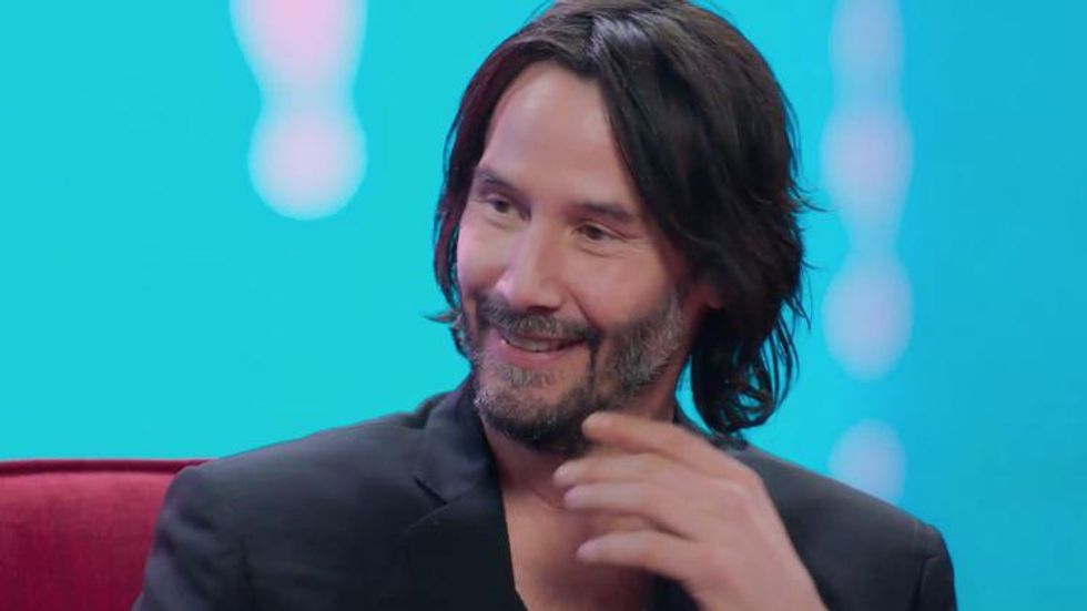 Keanu Reeves Once Wore Dolly Parton's Iconic Playboy Bunny Outfit