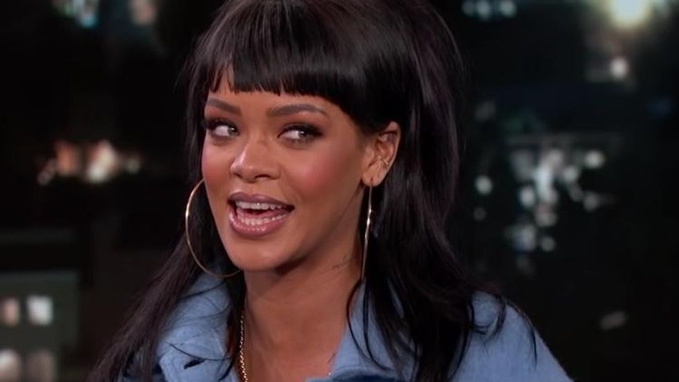 Rihanna's Wax Figure Gets Unrecognizable Christmas Makeover