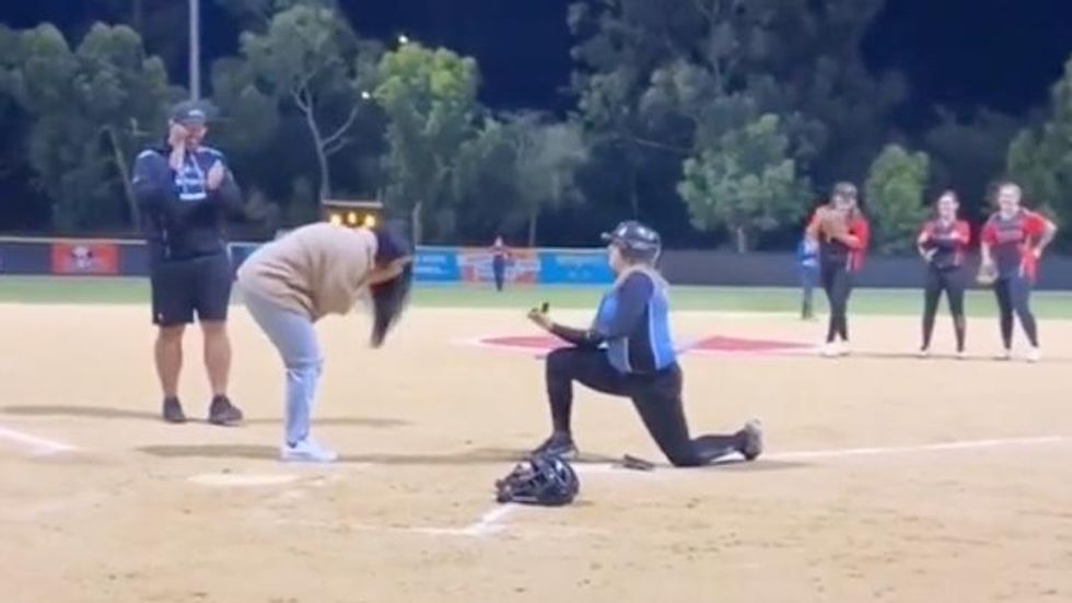 Watch Softball Player Fake Injury In Sweet Viral Lesbian Proposal Vid