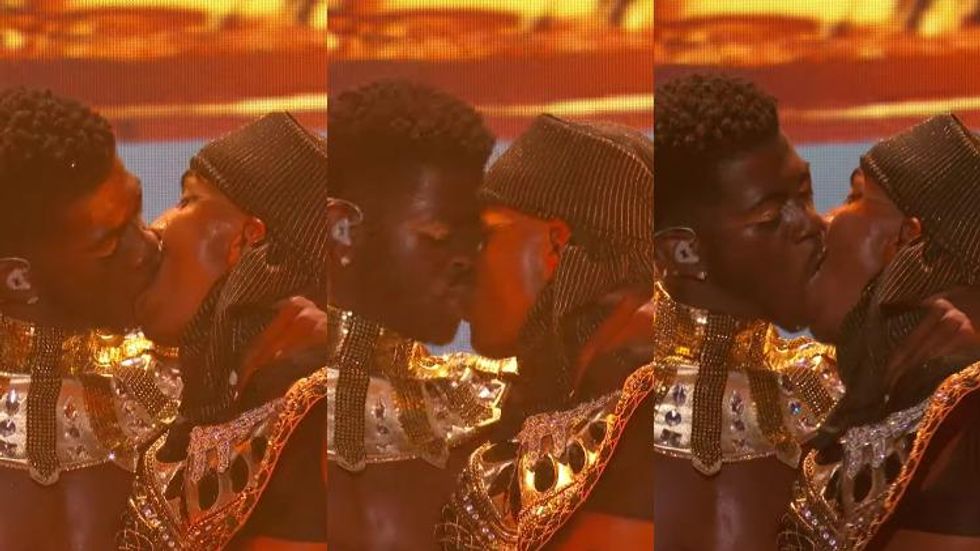 Lil Nas X's Gay BET Awards Kiss Was the Iconic Defiance We Love