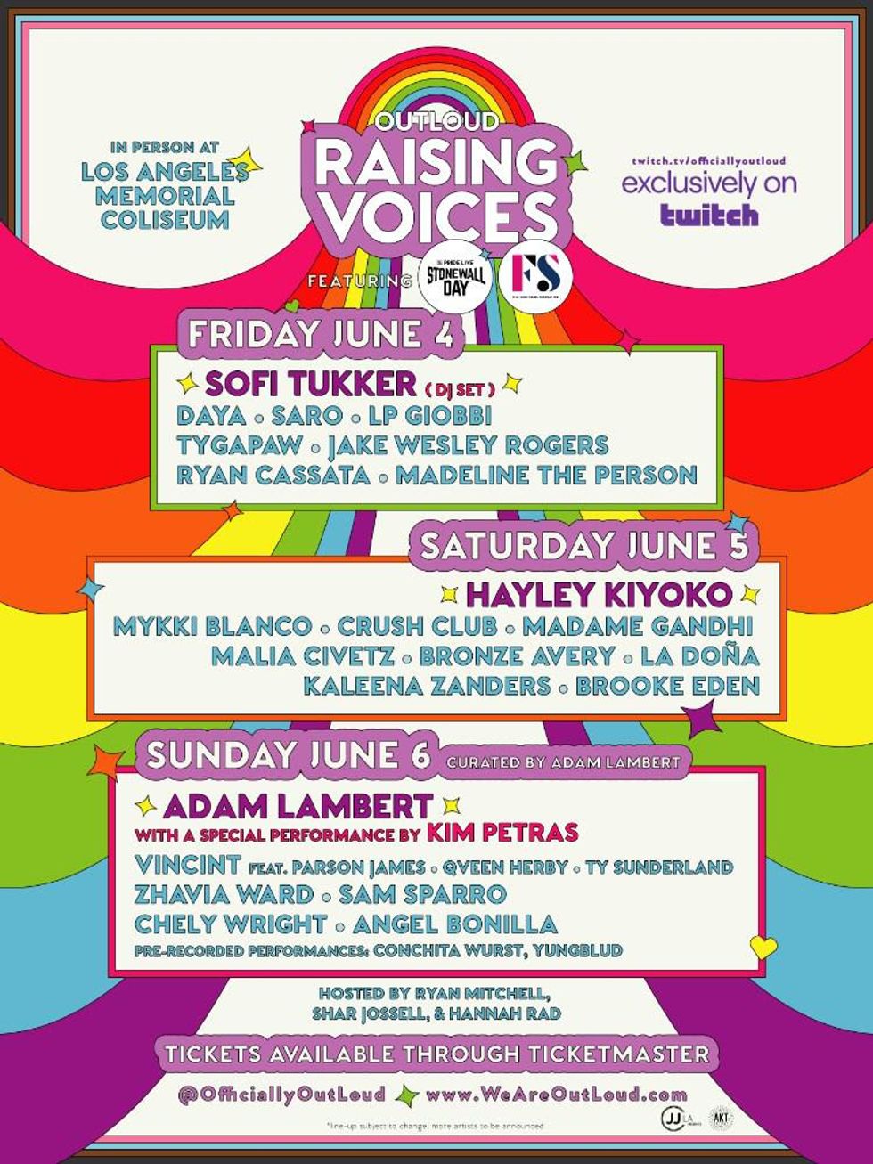 Hayley Kiyoko & Adam Lambert Are Headlining This LGBTQ+ Music Festival