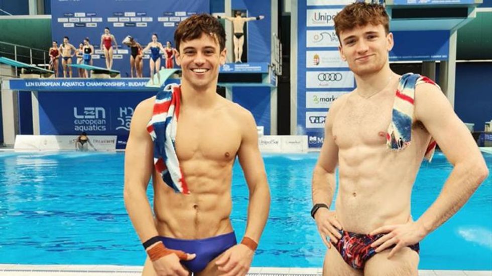 Tom Daley Just Won 2 Gold Medals & His Son's Reaction is Priceless