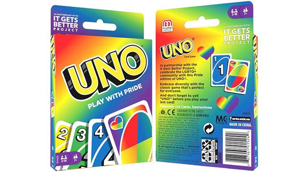 Uno Launches Pride-Themed Deck, Donates $50k to It Gets Better Project