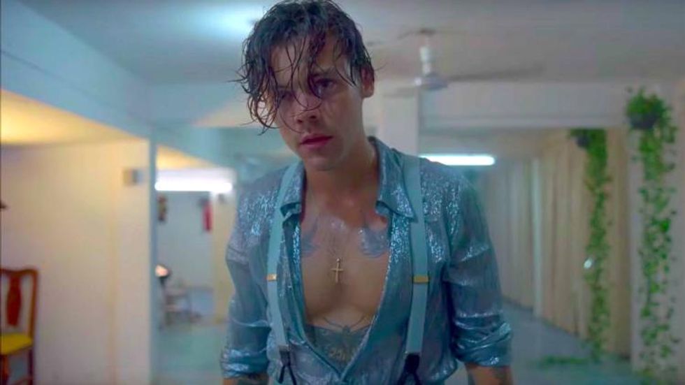 Harry Styles Is a Gay Cop in These On-Set 'My Policeman' Pics