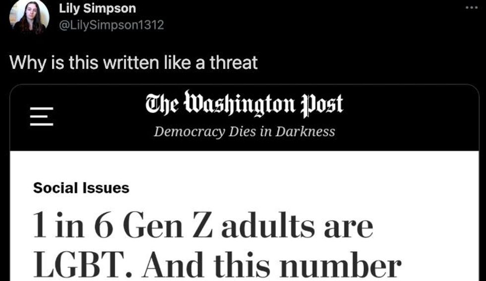 1 in 6 Gen Z Adults Are LGBTQ+ (And Yes, That Is a Threat)