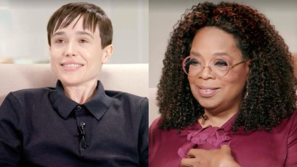Elliot Page Opens Up to Oprah About Coming Out As Trans