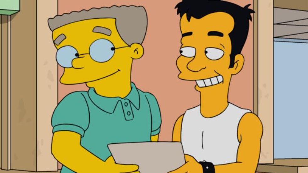 A Beloved Gay 'Simpsons' Character Was Recast—With a Gay Actor