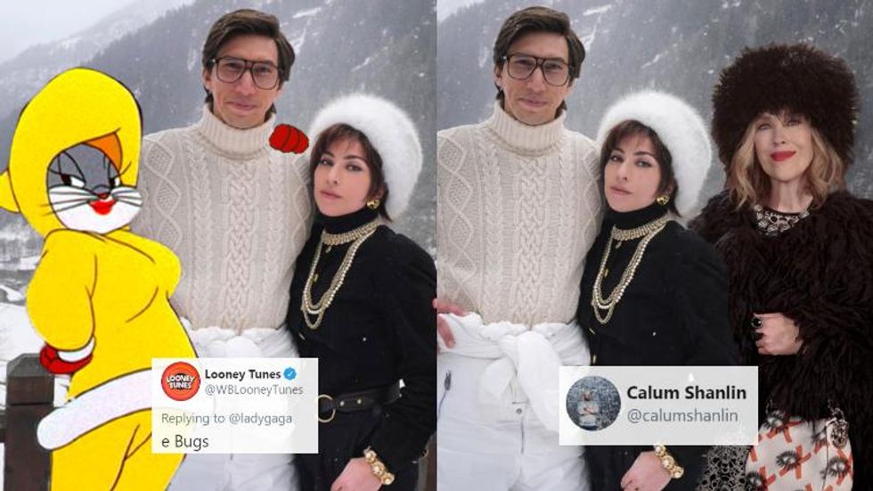 Lady Gaga & Adam Driver's 'House of Gucci' Pic Is Our New Fave Meme