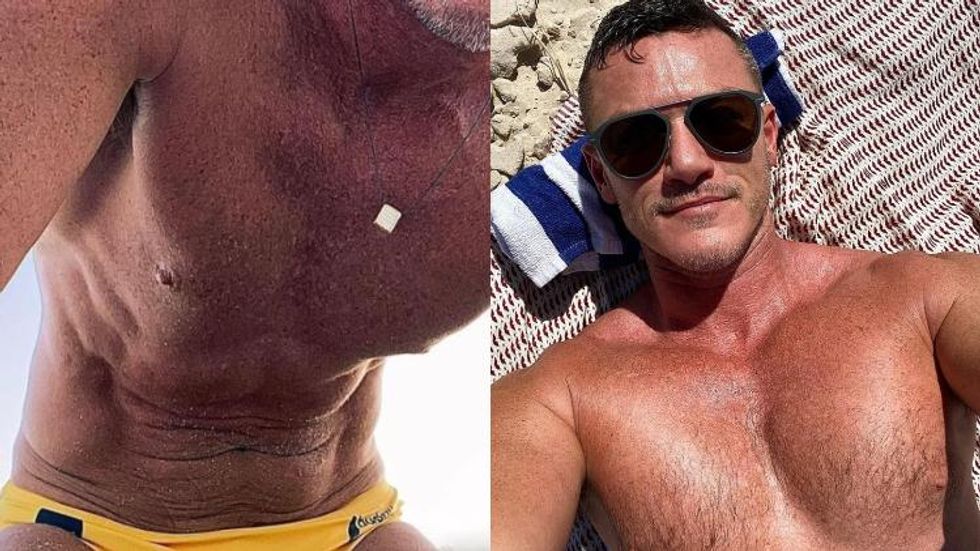 Luke Evans Posted a Speedo Pic & We're Looking Respectfully