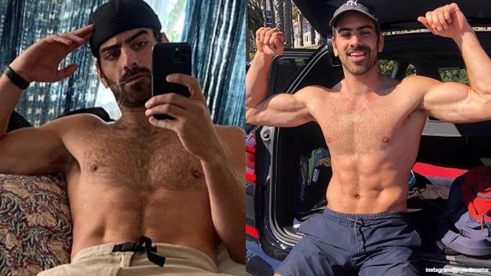 Try Not To Poke An Eye Out Staring At Nyle DiMarco's New Calendar Pics