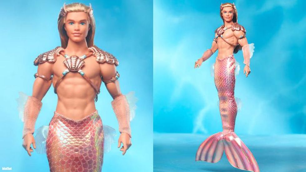 Mattel's New Merman Ken Doll Is Wearing a Harness & He's So Beautiful