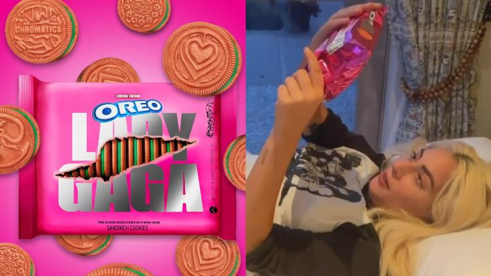 Lady Gaga Gives Us a Taste of Chromatica With Original Oreo Cookie