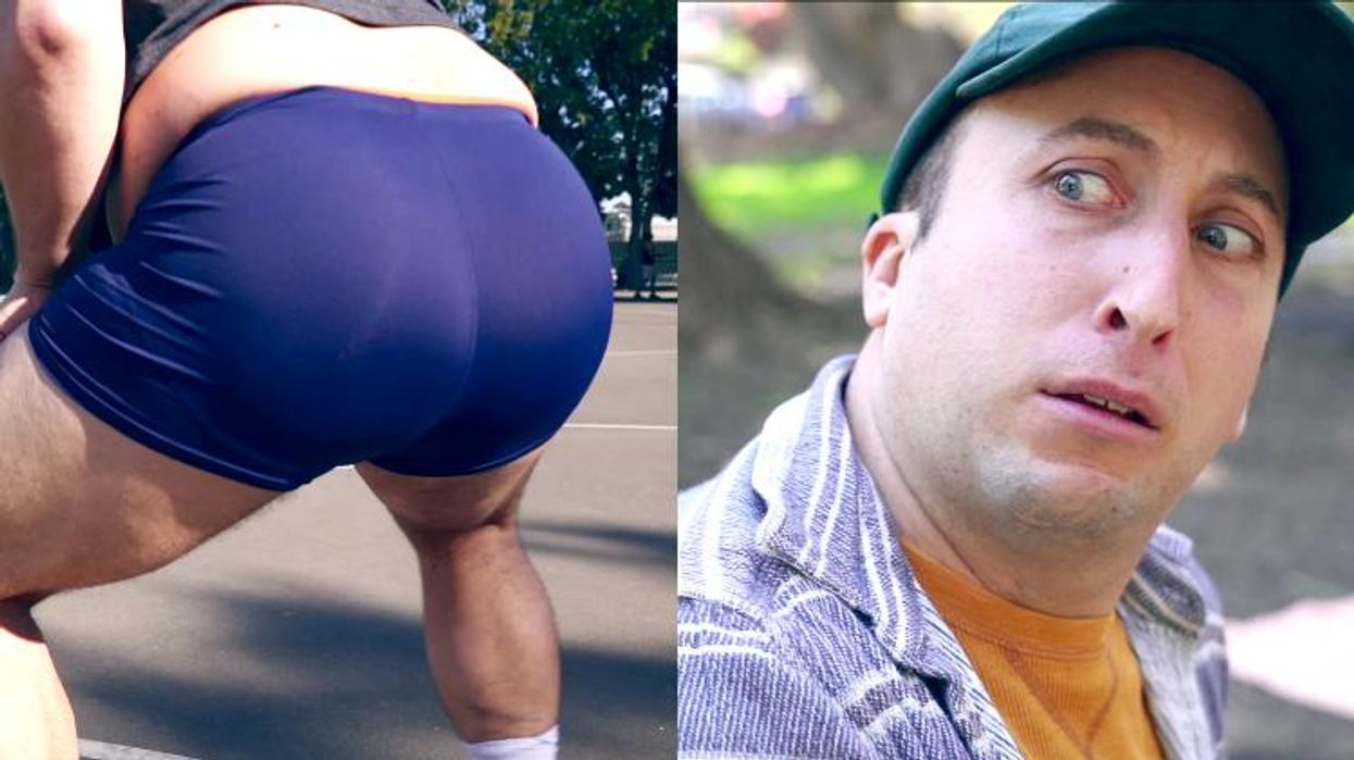 <p>What Happens When Two Tops & a Bottom Hang Out in a Park?</p>