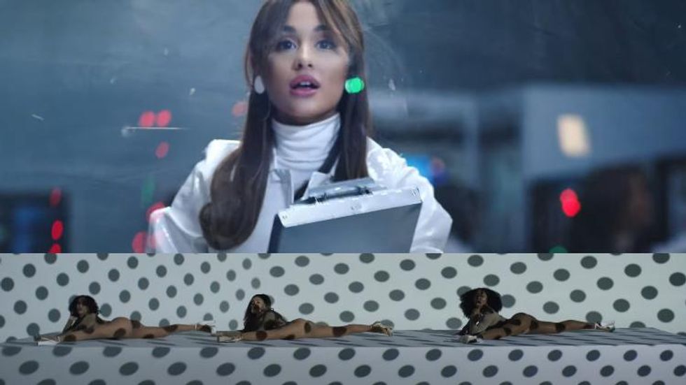 Ariana Grande Is the Queen of Science (& the Splits) in '34+35' Video