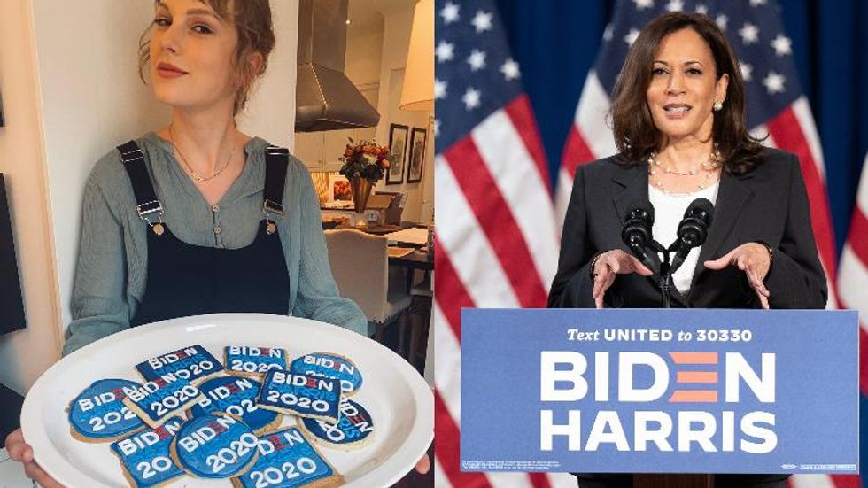 Kamala Harris Thanks Taylor Swift For Her Powerful, First Political Ad