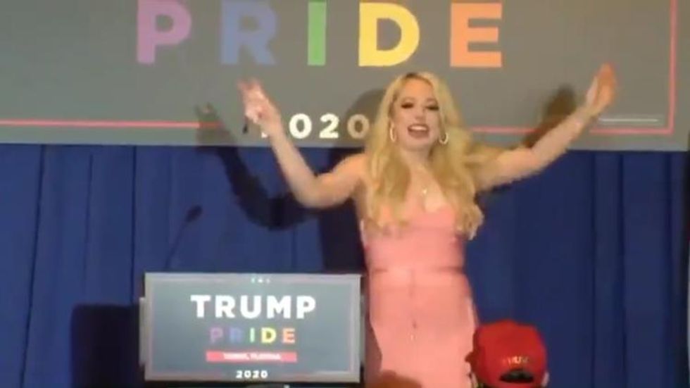 Tiffany Trump's Getting Roasted After Erratic 'Trump Pride' Appearance