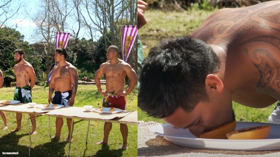 This Weirdly Hot TikTok of Shirtless Men Eating Papaya Is Mesmerizing