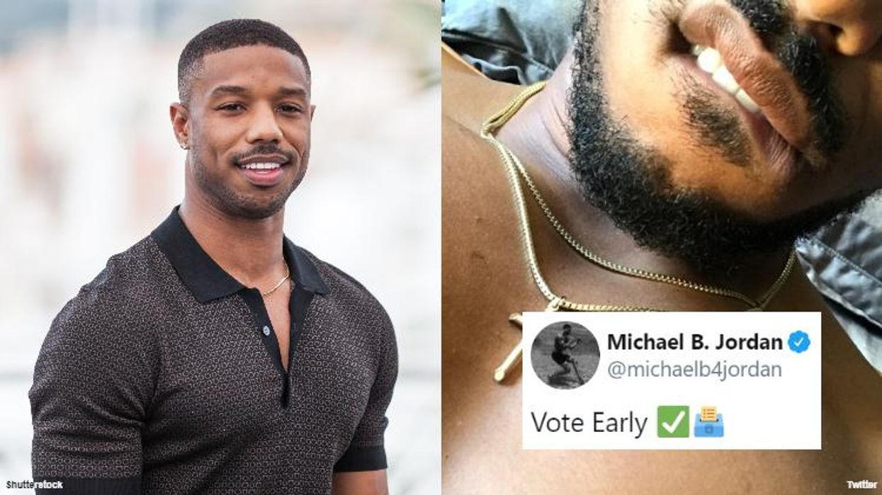 <p>Michael B. Jordan Is Taking It All Off to Get You to Vote Early</p>