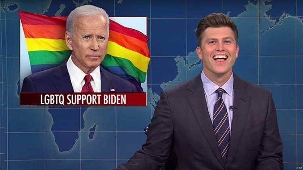 This SNL Joke Proved the LGBTQ+ Community Is Showing Up For Joe Biden