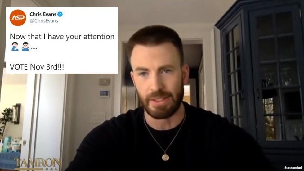 Chris Evans Finally Addressed That Viral Leaked Pic