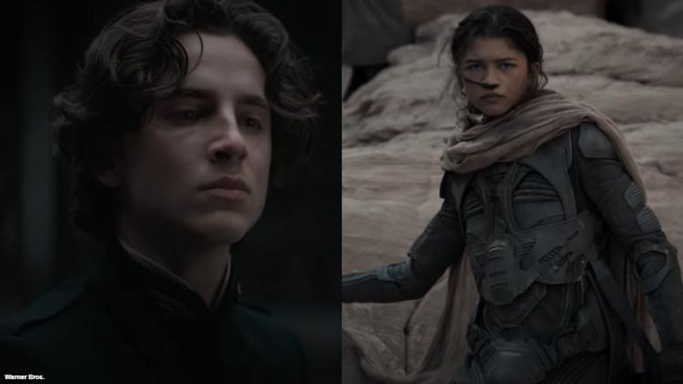 Timothée Chalamet & Zendaya Combine Forces in 'Dune' First Trailer