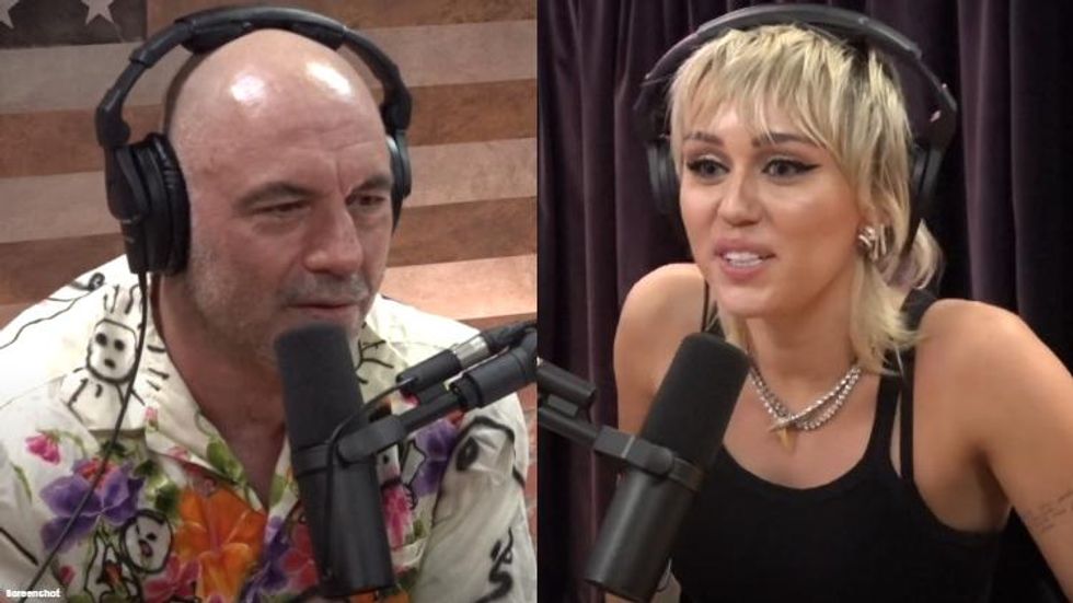 Miley Cyrus Perfectly Claps Back at Joe Rogan's 'Drag Race' Shade