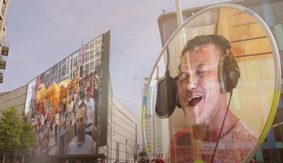Luke Evans Slayed a Classic Queen Song for Welsh Pride Festival
