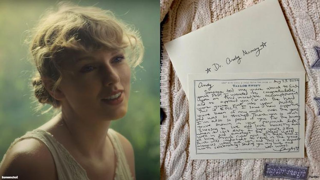 <p>Taylor Swift's Handwritten Note to a Gay Fan Is Too Sweet to Handle</p>