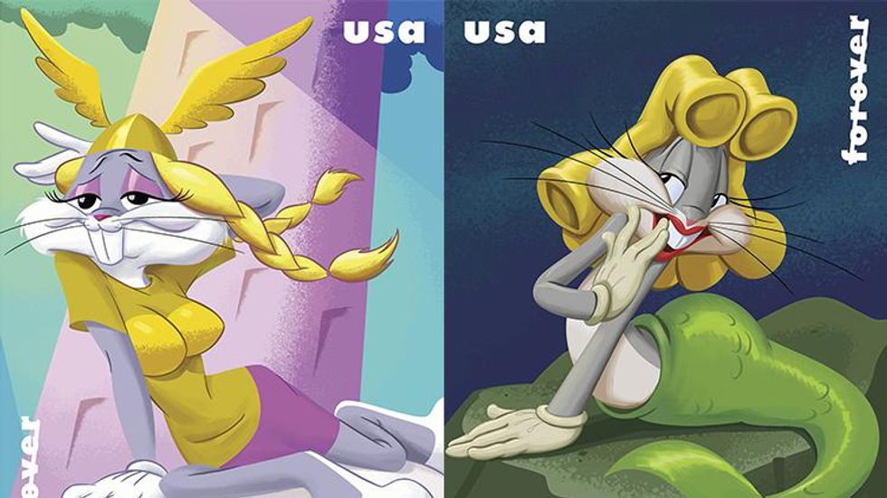 Bugs Bunny Serves High Drag in 80th Anniversary USPS Stamps