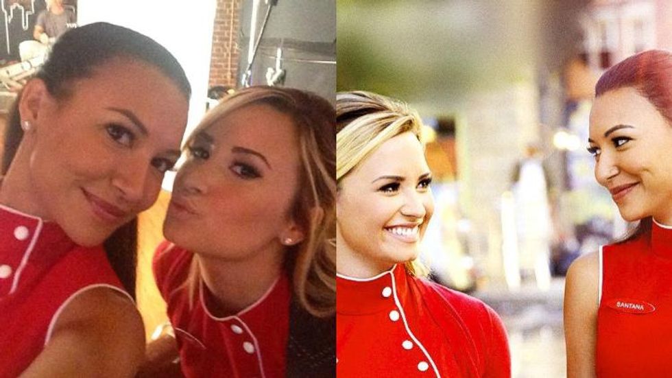 Naya Rivera's 'Glee' Character Helped Demi Lovato With Her Sexuality