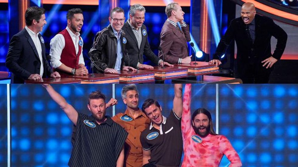It's the 'Queer Eye' OGs vs. the Newbies in This 'Family Feud' Trailer