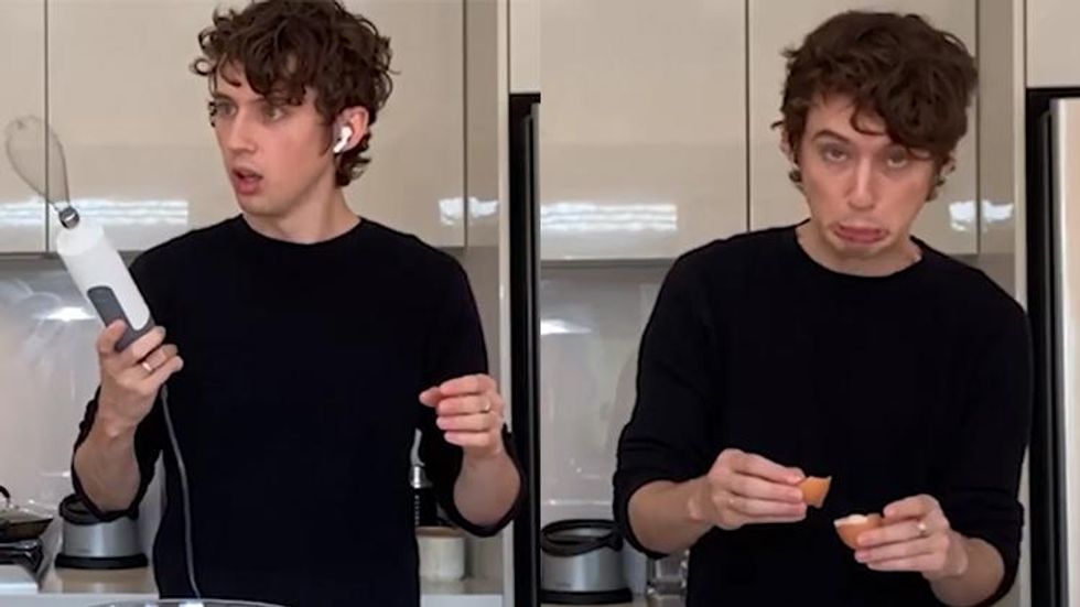 Watch Troye Sivan Barely Keep Up With a Professional Chef