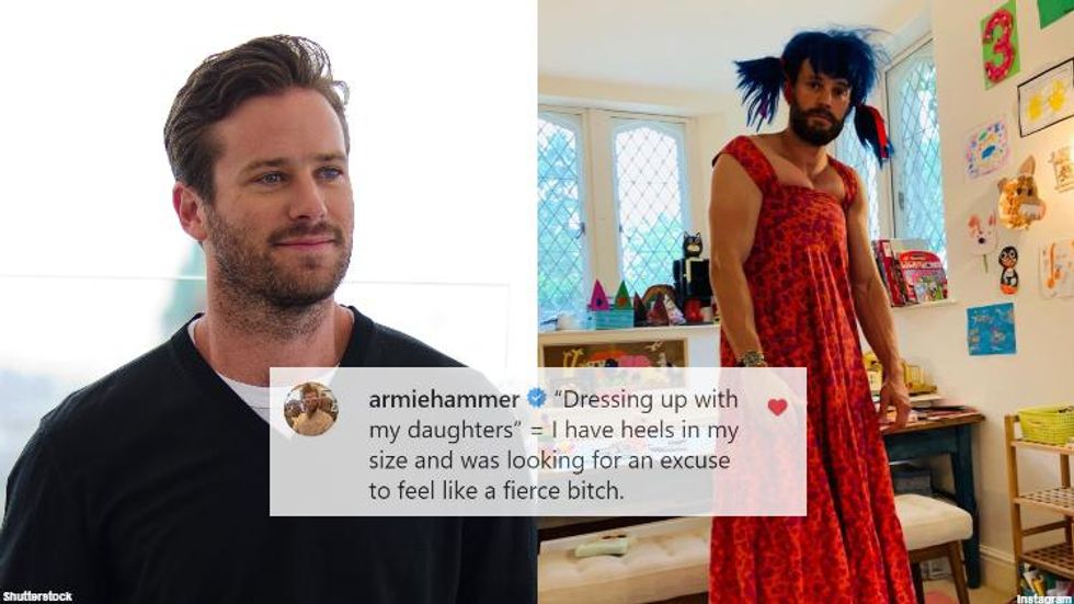 Armie Hammer Loves Jamie Dornan's 'Daddy Drag' Look