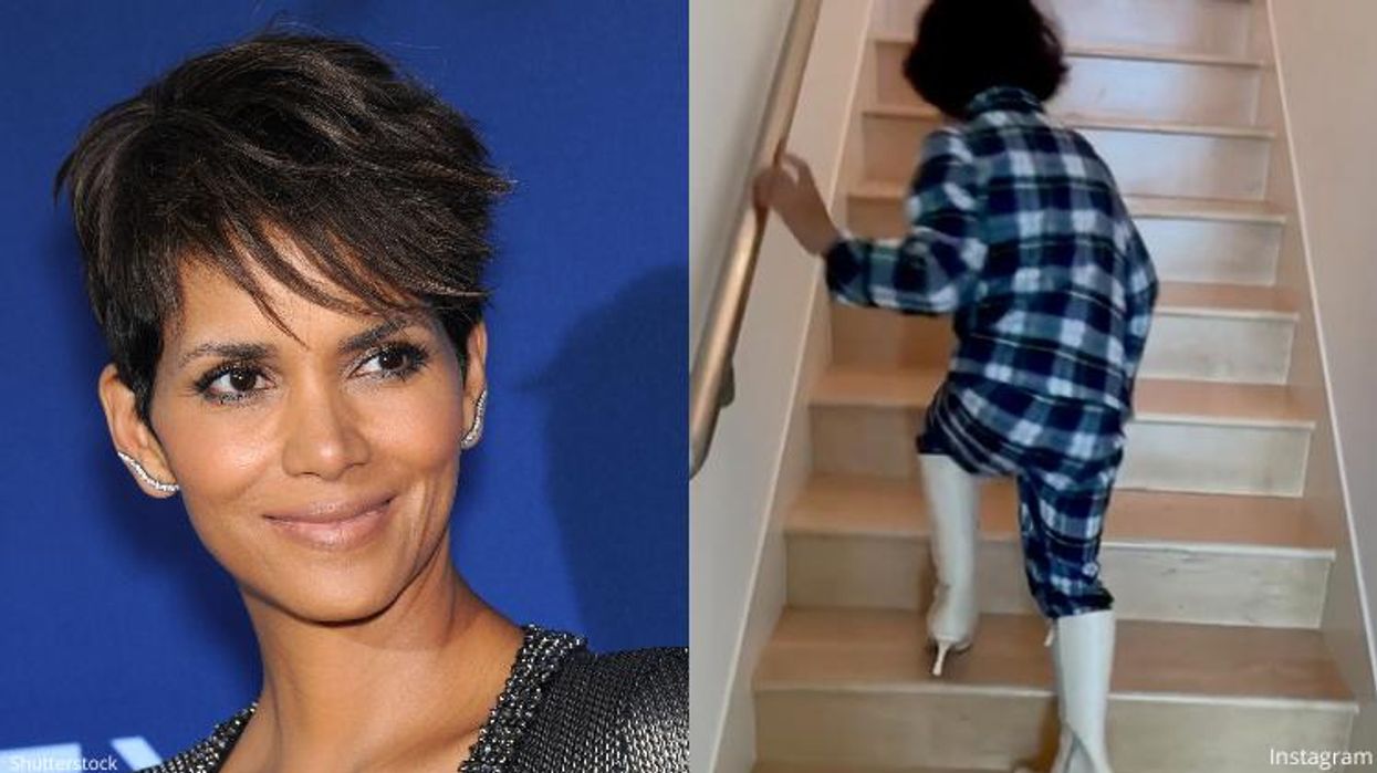 <p>Halle Berry Swats Away Trolls Shaming Her Son for Wearing Heels</p>