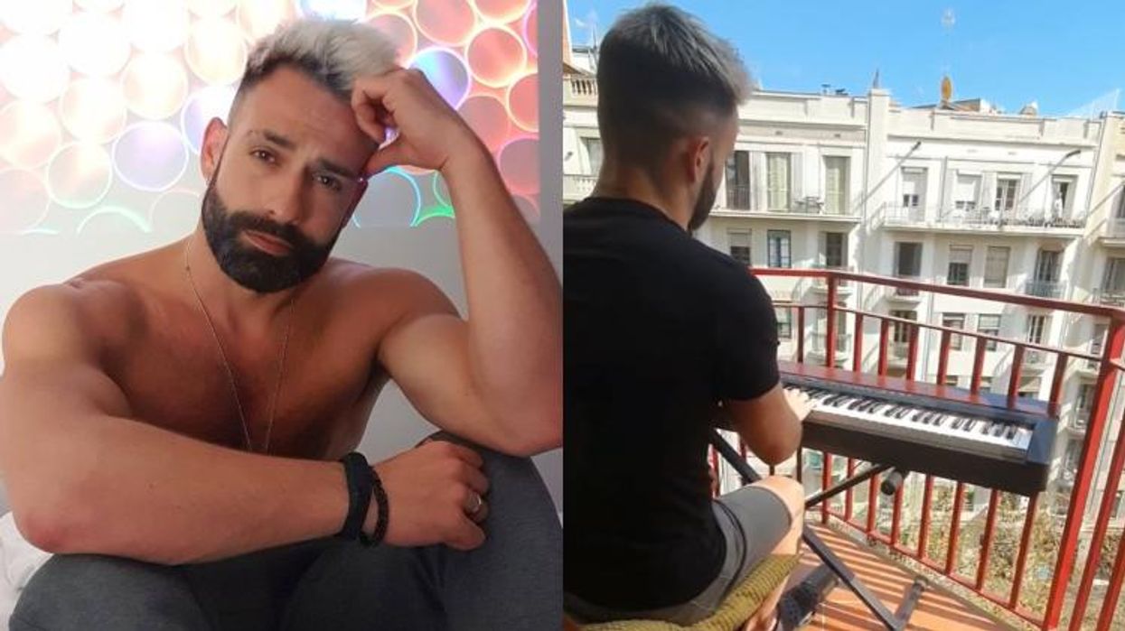 <p>This Barcelona Pianist Performed 'My Heart Will Go On' for His Quarantined Neighbors</p>