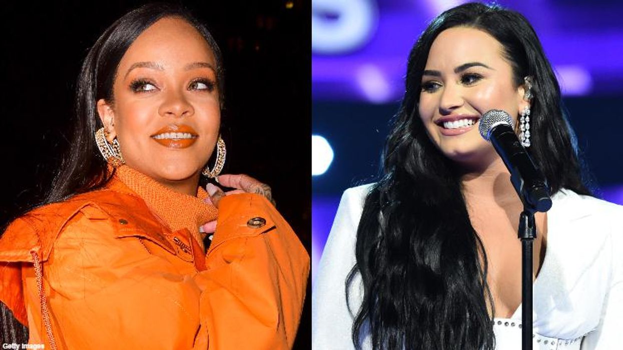 <p>Like So Many People, Demi Lovato Wants to Make Out with Rihanna</p>