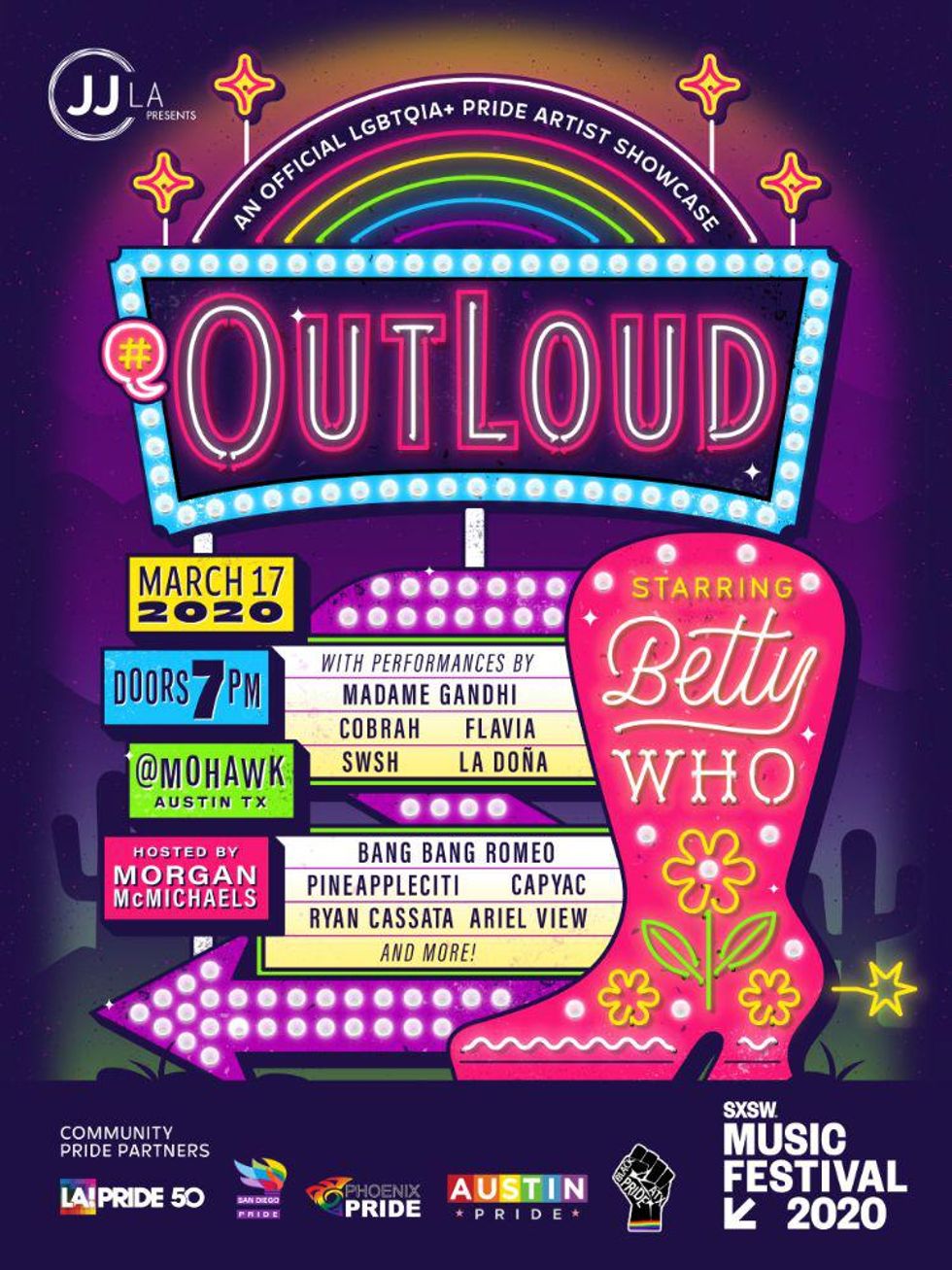 SXSW Hosts First Ever LGBTQ+ Pride Artist Showcase #OUTLOUD