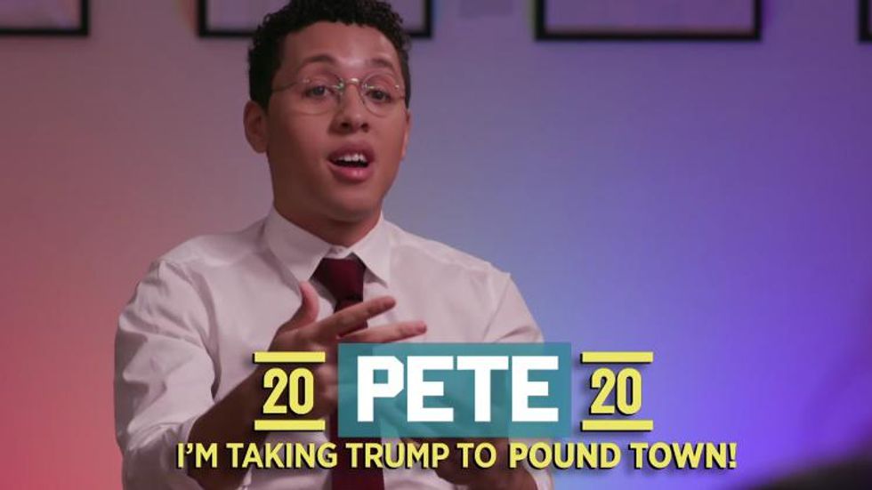 Hilarious Sketch Asks What LGBTQ Voters Really Think of Pete Buttigeig