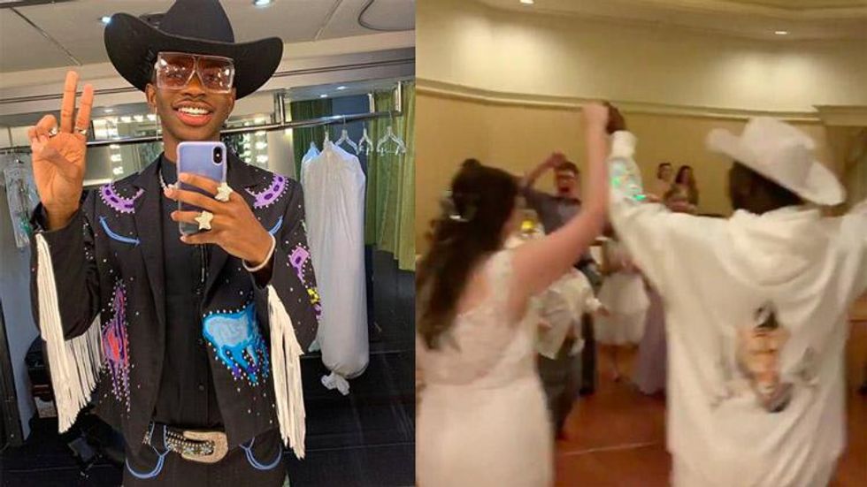 Lil Nas X Crashed a Wedding at Disney World, Danced to 'Old Town Road'