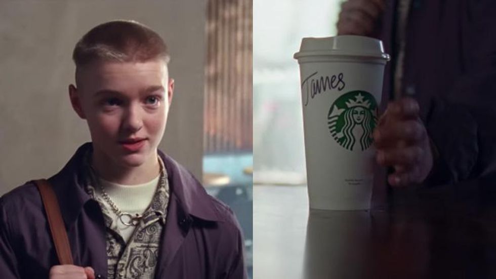 New Starbucks Ad Features Trans Man Trying Out His New Name