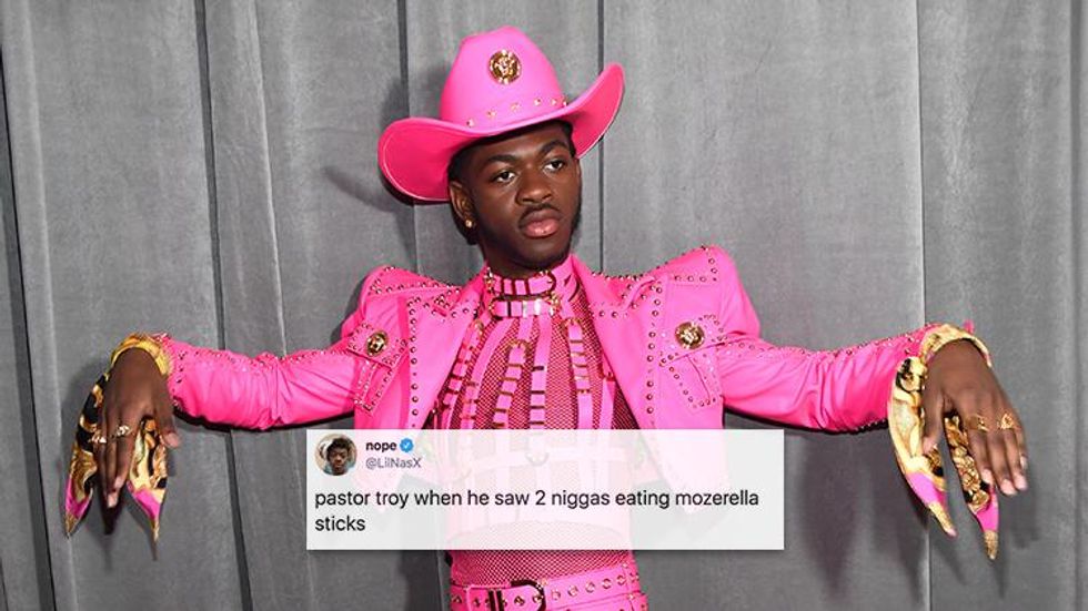 Lil Nas X Shut Down This Rapper's Homophobic Comments in the Best Way