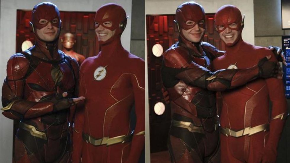 Ezra Miller's Arrowverse Cameo Has DC Stans Freaking Out