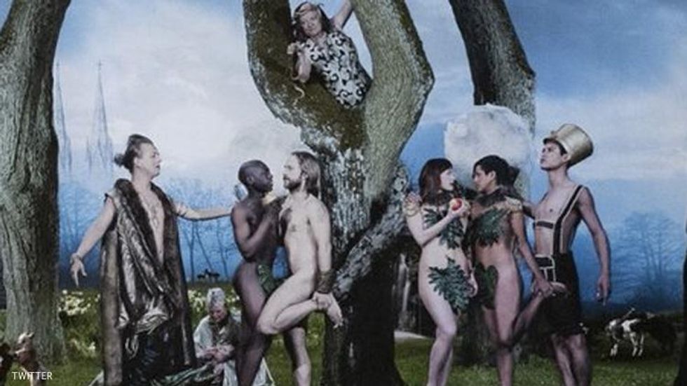 Church Removes Same-Sex Adam & Eve Painting After Making Waves
