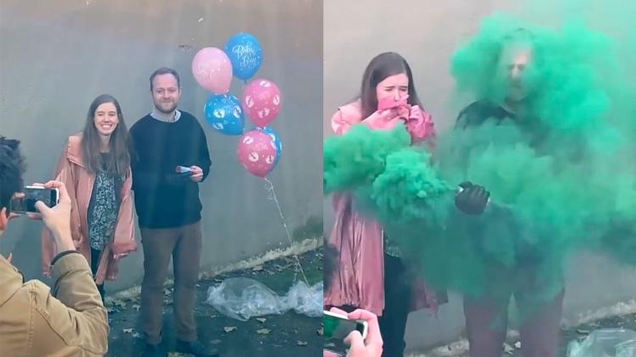 <p>This Is the Only Good Gender Reveal Party Ever</p>